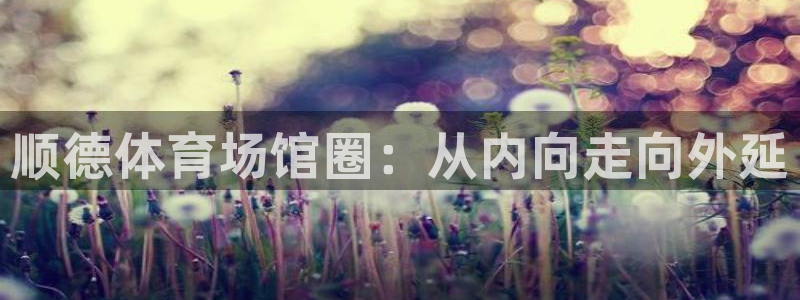 意昂集团官网：顺德体育场馆圈：从内向走向外延