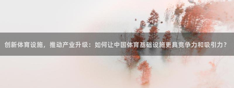 意昂体育4招商：创新体育设施，推动产业升级：如何让中